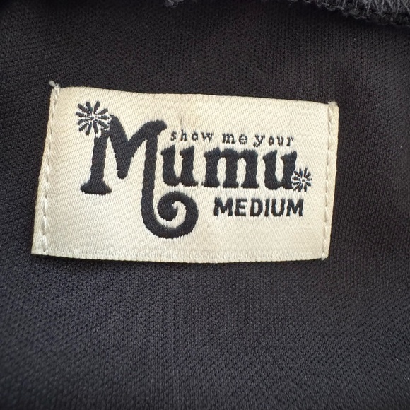 Show Me Your MuMu Black Maxi Dress Size M - Picture 4 of 4